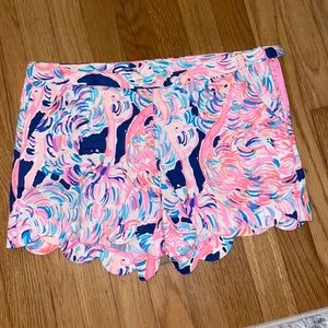 lilly pulitzer flamingo shorts
